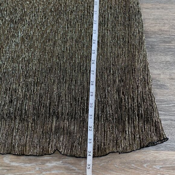 Forever21 Love21 mini dress sleeveless gold sz small - Picture 12 of 16